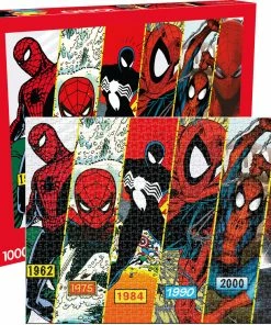 Aquarius Puzzle Marvel Spiderman Timeline Puzzle 1,000 Pieces