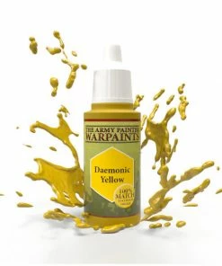 Ozzie Collectables All Board Games Army Painter Warpaints - Daemonic Yellow Acrylic Paint 18ml