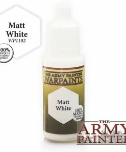 Ozzie Collectables Army Painter Warpaints - Matt White Acrylic Paint 18ml All Board Games