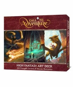 Ozzie Collectables Call To Adventure: High Fantasy Art Deck All Board Games