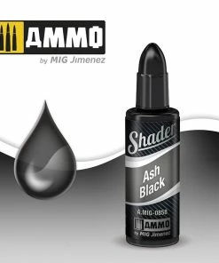 Ozzie Collectables Ammo By MIG Shader Ash Black 10ml All Board Games