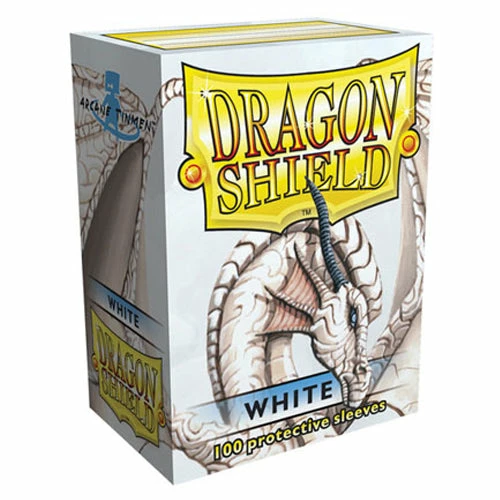 Ozzie Collectables Sleeves - Dragon Shield - Box 100 - White 2 Ozzie Collectables Sleeves - Dragon Shield - Box 100 - White