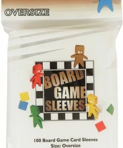 Ozzie Collectables Sleeves - Dragon Shield - Board Game - Clear - Oversize (82x124mm)