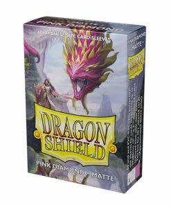 Ozzie Collectables Sleeves - Dragon Shield Japanese - Box 60 - Pink Diamond All Board Games