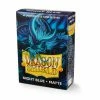 Ozzie Collectables All Board Games Sleeves - Dragon Shield Japanese - Box 60 - Night Blue Matte