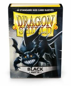 Ozzie Collectables Sleeves - Dragon Shield - Box 60 - Matte Black