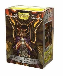 Ozzie Collectables Sleeves - Dragon Shield - Box 100 - MATTE Art - Queen Athromark All Board Games