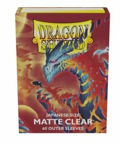 Ozzie Collectables Sleeves - Dragon Shield Japanese - Box 60 - Matte Clear Outer Sleeves