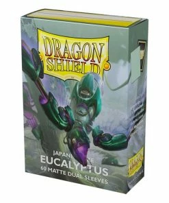 Ozzie Collectables All Board Games Sleeves - Dragon Shield Japanese - Box 60 - Dual Matte Eucalyptus Lehel