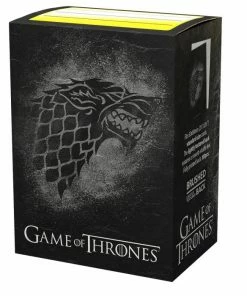 Ozzie Collectables Sleeves - Dragon Shield - Box 100 - Brushed Art - Game Of Thrones House Stark