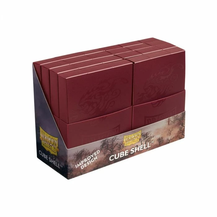 Ozzie Collectables Deck Box - Dragon Shield - Cube Shell - Blood Red All Board Games 1 Ozzie Collectables Deck Box - Dragon Shield - Cube Shell - Blood Red All Board Games