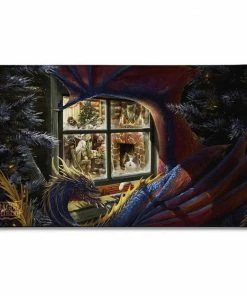 Ozzie Collectables Playmat - Dragon Shield - Christmas Dragon All Board Games