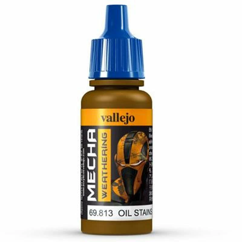 Ozzie Collectables All Board Games Vallejo Mecha Colour - Oil Stains (Gloss) 17ml 1 Ozzie Collectables All Board Games Vallejo Mecha Colour - Oil Stains (Gloss) 17ml