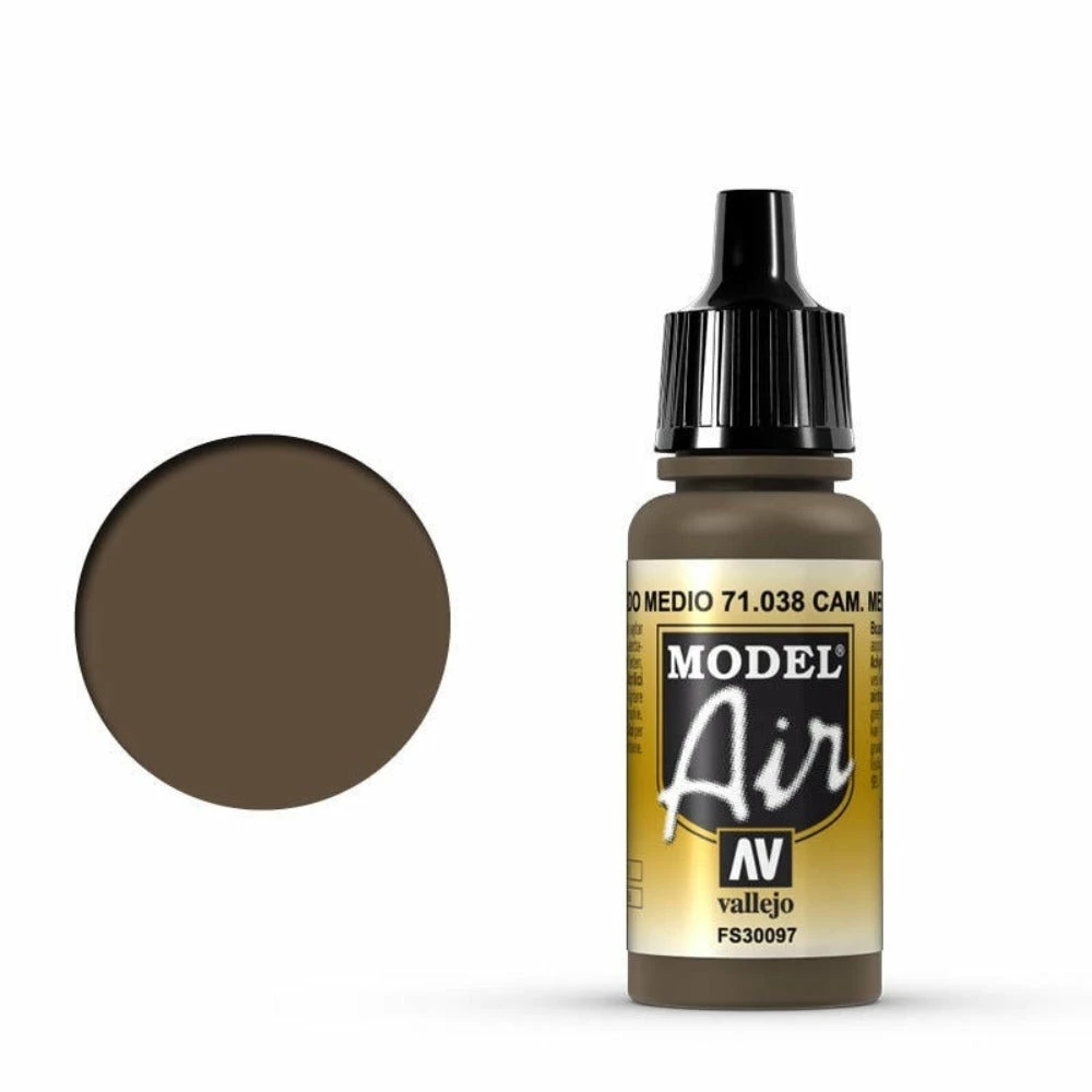 Ozzie Collectables All Board Games Vallejo Model Air - Camouflage Medium Brown 17 Ml 2 Ozzie Collectables All Board Games Vallejo Model Air - Camouflage Medium Brown 17 Ml
