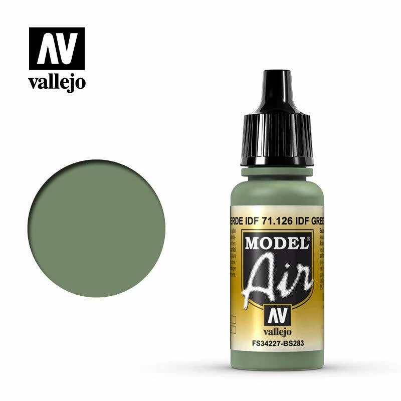 Ozzie Collectables Vallejo Model Air - IDF Green 17 Ml All Board Games 1 Ozzie Collectables Vallejo Model Air - IDF Green 17 Ml All Board Games