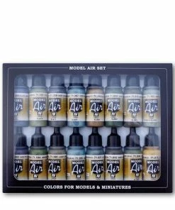 Ozzie Collectables All Board Games Vallejo Model Air - Building Set 16 Colour Set