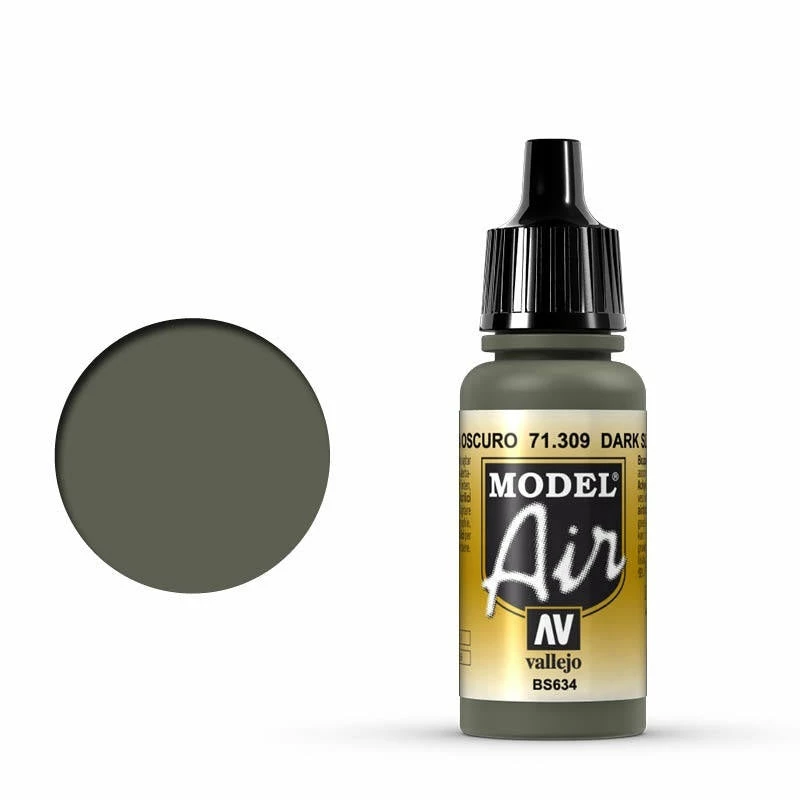 Ozzie Collectables Vallejo Model Air - Dark Slate Grey 17 Ml 2 Ozzie Collectables Vallejo Model Air - Dark Slate Grey 17 Ml