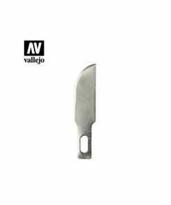 Ozzie Collectables All Board Games Vallejo Hobby Tools - #10 General Purpose Curved Blades (5) - For No.1 Handle