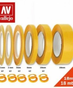 Ozzie Collectables All Board Games Vallejo Hobby Tools - Precision Masking Tape 18mmx18m - Single Pack
