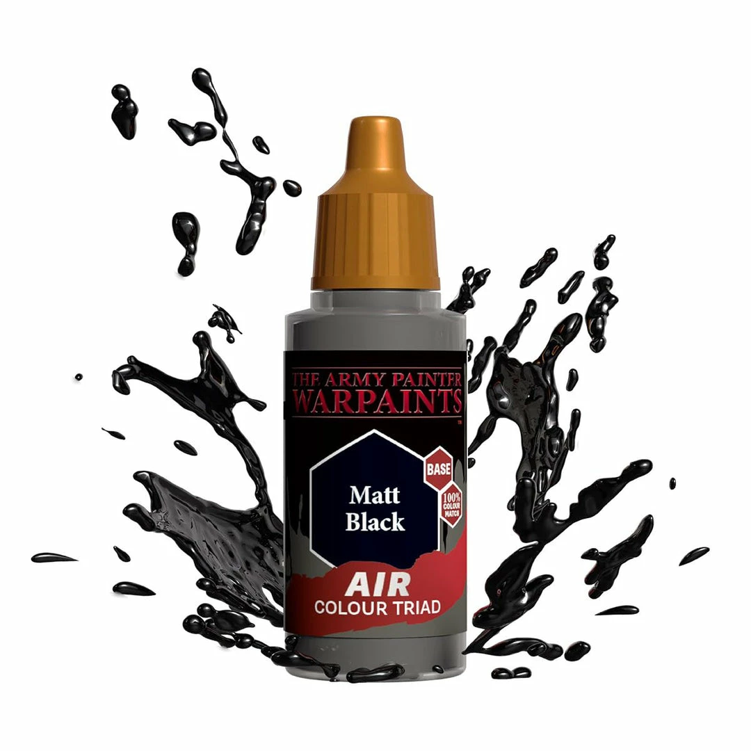 Ozzie Collectables All Board Games Army Painter Warpaints - Air Matt Black Acrylic Paint 18ml 1 Ozzie Collectables All Board Games Army Painter Warpaints - Air Matt Black Acrylic Paint 18ml