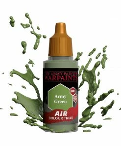 Ozzie Collectables Army Painter Warpaints - Air Army Green Acrylic Paint 18ml All Board Games