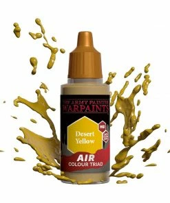 Ozzie Collectables Army Painter Warpaints - Air Desert Yellow Acrylic Paint 18ml