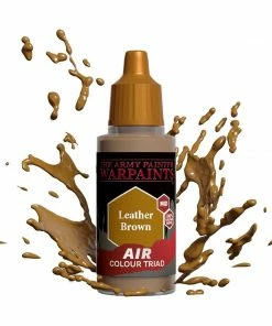 Ozzie Collectables All Board Games Army Painter Warpaints - Air Leather Brown Acrylic Paint 18ml