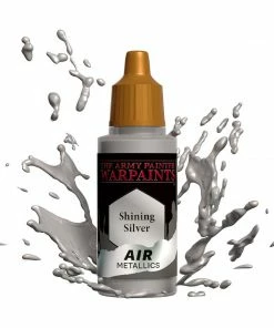 Ozzie Collectables All Board Games Army Painter Metallics - Air Shining Silver Acrylic Paint 18ml
