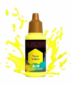 Ozzie Collectables All Board Games Army Painter Metallics - Air Neon Yellow Fluo Acrylic Paint 18ml