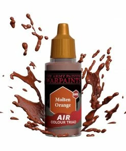 Ozzie Collectables Army Painter Warpaints - Air Molten Orange Acrylic Paint 18ml All Board Games