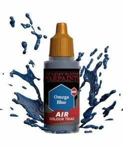 Ozzie Collectables Army Painter Warpaints - Air Omega Blue Acrylic Paint 18ml All Board Games