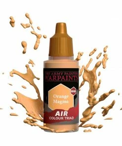 Ozzie Collectables All Board Games Army Painter Warpaints - Air Orange Magma Acrylic Paint 18ml