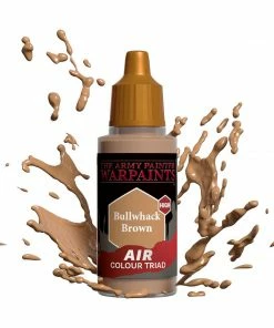 Ozzie Collectables Army Painter Warpaints - Air Bullwhack Brown Acrylic Paint 18ml All Board Games