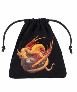 Ozzie Collectables Q Workshop Dragon Black & Adorable Dice Bag