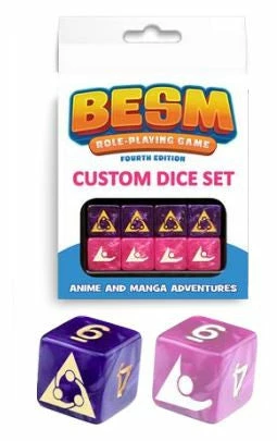 Japanime Games BESM (Big Eyes, Small Mouth) Role Playing Game 4th Edition Custom Dice Set 1 Japanime Games BESM (Big Eyes, Small Mouth) Role Playing Game 4th Edition Custom Dice Set
