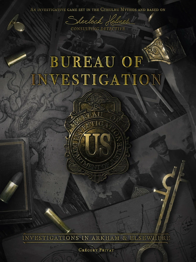 Ozzie Collectables Bureau Of Investigation - Investigations In Arkham & Elsewhere All Board Games 1 Ozzie Collectables Bureau Of Investigation - Investigations In Arkham & Elsewhere All Board Games