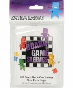 Ozzie Collectables All Board Games Sleeves - Dragon Shield - Board Game - Clear - Extra Large (65x100mm)