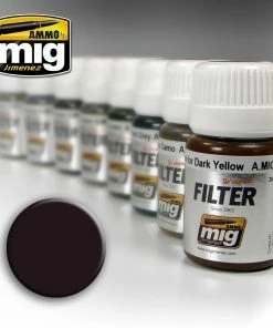 Ozzie Collectables Ammo By MIG Filters Brown For Dark Green 35ml