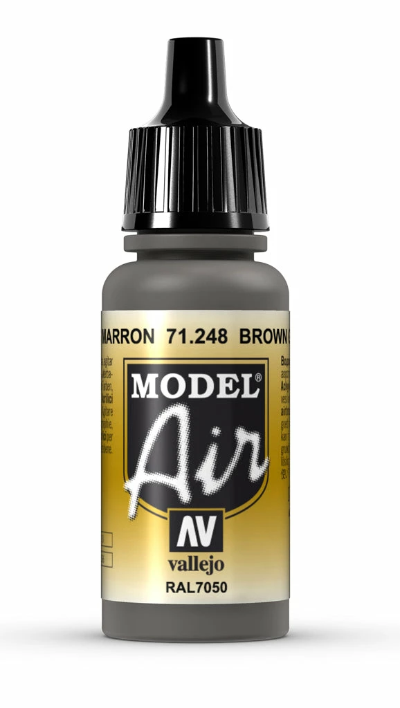 Ozzie Collectables All Board Games Vallejo Model Air - Brown Grey 17 Ml 1 Ozzie Collectables All Board Games Vallejo Model Air - Brown Grey 17 Ml