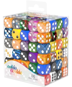 Ozzie Collectables Oakie Doakie Dice D6 Retail Pack 16mm (120) Loose Dice All Board Games