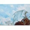 Ozzie Collectables All Board Games Playmat - Dragon Shield - Case And Coin - Silver Caelum