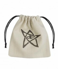Q Workshop Call Of Cthulhu Dice Bag Beige And Black Bags & Wallets