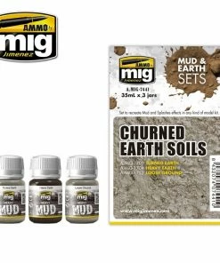 Ozzie Collectables All Board Games Ammo By MIG Weathering Churned Earth Soils Set