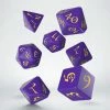 Ozzie Collectables All Board Games Q Workshop Classic RPG Purple & Yellow Dice Set 7