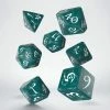 Ozzie Collectables Q Workshop Classic RPG Stormy & White Dice Set 7 All Board Games