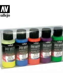 Ozzie Collectables Vallejo Premium Colour - Fluo 5 Colour Set
