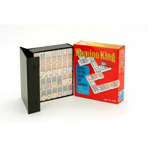 Ozzie Collectables Domino King Double Fifteen Coloured Dots All Board Games 2 Ozzie Collectables Domino King Double Fifteen Coloured Dots All Board Games