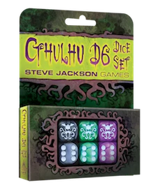 Ozzie Collectables Cthulhu D6 Dice Set All Board Games
