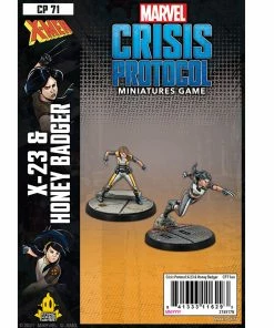Ozzie Collectables Marvel Crisis Protocol Miniatures Game X-23 & Honey Badger Character Pack All Board Games