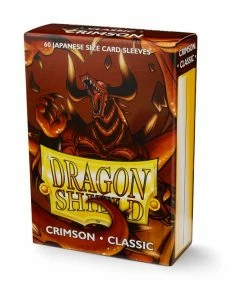 Ozzie Collectables All Board Games Sleeves - Dragon Shield - Box 60 - Japanese Classic Crimson